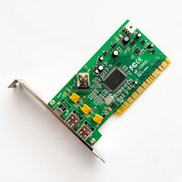 Adaptateur d'ordinateur hôte embarqué PCI à profil bas FireWire ARBOR HF-1394Ai VER.1.1 3+1 ports, 2 ports en stock