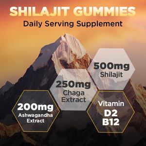 Chinaherbs Gummies de Shilajit 100% Naturel et Biologique, Vitamines et Minéraux pour Adultes, Source de l'Himalaya, pour Hommes et Femmes, Boost d'Énergie - Product Image 5