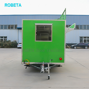 Chariot <span class=keywords><strong>de</strong></span> nourriture mobile Fs500 Green Food Cart, remorque alimentaire, intérieur en acier inoxydable, <span class=keywords><strong>camion</strong></span> <span class=keywords><strong>de</strong></span> nourriture - Product Image 4