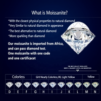 Directo de fábrica para hombre Hip Hop GRA Bling VVS Baguette Moissanite 925 colgante de plata con D-Cluster Letter Passes Diamond Tester