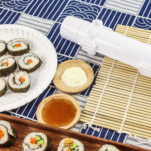 <span class=keywords><strong>Kit</strong></span> de fabrication de <span class=keywords><strong>sushi</strong></span> facile et écologique en bambou roulant Bazooka pour la maison - Product Image 3