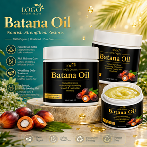 Baume capillaire à l'huile de Batana bio pour cheveux secs et abîmés, hydratation intense, soin du cuir chevelu et brillance saine et lisse - Product Image 6