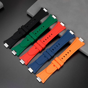 20mm 22mm 24mm Metal liberación rápida pulsera de silicona bandas cinturones buzo impermeable transpirable goma 26*12mm hombres Prx correas de reloj - Product Image 1