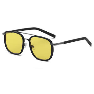 Gafas de Sol de Metal Retro UV 400 de Estilo Simple, Resistentes al Viento, Venta Directa de Fábrica para Hombre y Mujer, Material de las Lentes TAC - Product Image 5