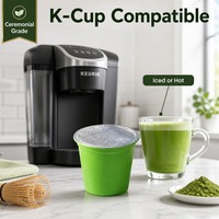 Capsules de Matcha Espresso en Gros, Marque Privée, Dosettes de Thé Vert Latte, Machine à Café Monodose, Fournisseur d'Usine