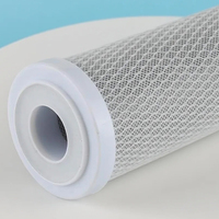 Cartucho de Filtro de Carbón Comprimido de Alta Calidad para Sistemas de Filtración y Purificación de Agua Potable Doméstica