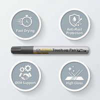 Stylo de retouche professionnel pour vélo, anti-rayures, pour la réparation de la peinture des cadres de vélos de route, VTT et vélos électriques, imperméable, séchage rapide, anti-rouille