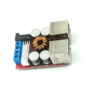 โมดูลชาร์จไฟในรถยนต์ DC-DC Buck Step-down 8V-35V เป็น 5V 8A 40W ฮับชาร์จไฟ USB 4 พอร์ต บอร์ดจ่ายไฟสำหรับชาร์จมือถือ - Product Image 1