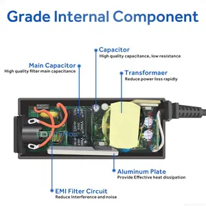 Adaptor daya 180W, adaptor daya pengganti PSU desktop 12V 15V 18V 19V 26V 36V 48V 54V 3A 4A 5A 6A 10A 15A