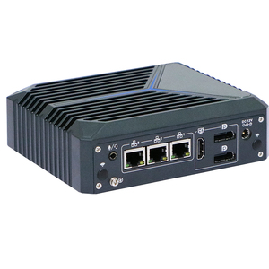 Alto rendimiento portátil de gran memoria J6412 CPU sin ventilador Mini PC computadora de escritorio 6usb 2lan X86 Mini computadora portátil - Product Image 4