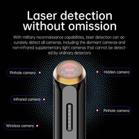 Détecteur portable intelligent sans fil RF pour localiser les caméras de surveillance cachées, les appareils indésirables et vérifier les signaux mobiles