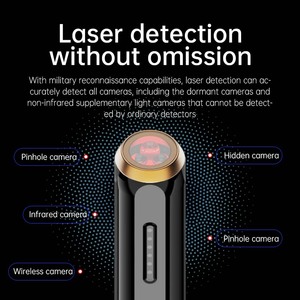 Rilevatore Portatile Intelligente RF Wireless per Localizzare Telecamere <span class=keywords><strong>di</strong></span> Sorveglianza Nascoste e Dispositivi Indesiderati, Controlla i Segnali Mobili - Product Image 6