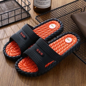 Custom Logo Slide Sandals Personalized Braided Rope Texture Summer Beach Slippers Colorful Non Slip Massage <b>Shower</b> <b>Shoes</b> - Product Image 2