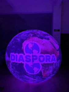 Môi trường và không thấm nước LED ánh sáng mặt trăng bóng thổi phồng có thể được treo Inflatable hành tinh năng lượng mặt trời hệ thống Helium bóng bay - Product Image 6