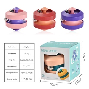 New Educational Plastic Rolling Ball Spinner Stress-Relief Toy for Children Aged 4-6 Track Cube Marble Creative Intelligence Toy - Product Image 3