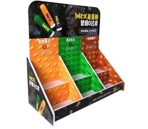 Chất lượng cao xách tay PVC hiển thị Kệ sinh thái thân thiện hiện đại phong cách có thể gập lại thực phẩm & Thuốc kệ để hiển thị hàng hóa - Product Image 1