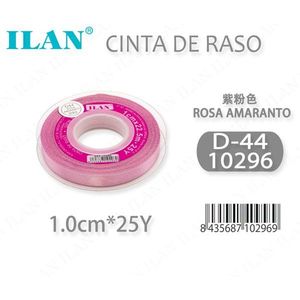 ริบบิ้นผ้าซาตินอิลัน 1.0 ซม. 25 หลา สีโรซ่า อามารันโต้ รุ่น D-44 - Product Image 3
