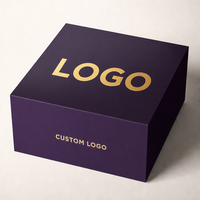 Scatola Regalo Magnetica Nera Personalizzata a Forma di Libro, Confezione Rigida Pieghevole in Cartone con Logo, Scatole di Lusso in Carta per Regali