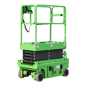 SAGA <span class=keywords><strong>Mini</strong></span>-élévateur à ciseaux hydraulique entièrement électrique autopropulsé de 20, 30 et 40 pieds avec certification CE - Product Image 4