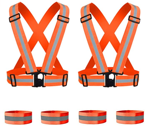 Ebike — <span class=keywords><strong>gilet</strong></span> de sécurité réfléchissant, <span class=keywords><strong>gilet</strong></span> de course, réglable à haute visibilité et de sécurité, pour la course à pied, le jogging et les exercices - Product Image 2