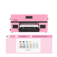 Imprimante Haolic G5 A3 DTG DTF avec tête d'impression DX7, machine d'impression textile haute vitesse pour t-shirts, imprimante jet d'encre à plat pour vêtements