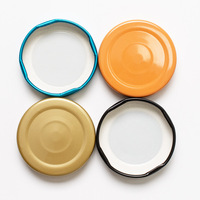 Tapa Metálica Giratoria de 63mm, 70mm y 82mm para Frascos de Vidrio, Venta al Por Mayor