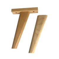 Fabricant Fournisseur Jambes de canapé en bois de remplacement Accessoires de meubles Jambes coniques en bois Jambes de meubles