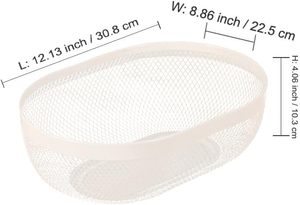 <span class=keywords><strong>Panier</strong></span> de rangement ovale en maille écologique et durable pour fruits, idéal pour la maison, gain de place, pour bureau - Vente chaude - Product Image 4