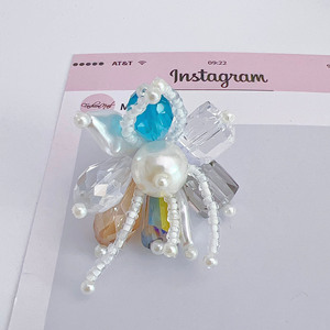 Série Verte : Breloques de luxe vintage effet croco, Clips de chaussures irisés faits main en forme d'étoile de mer et de perle, Accessoires de décoration de chaussures DIY - Product Image 5