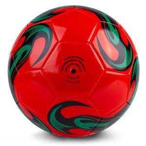 Ballon de football prêt à être expédié, prix le plus bas, taille 5, PVC, cousu à la machine, ballon de loisirs fabriqué au Vietnam, livraison en 7 jours, en gros - Product Image 3