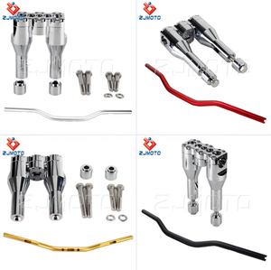 สำหรับแฮร์เลย์ คลับ สไตล์ ตัวเพิ่มความสูงแฮนด์ตรง 6 นิ้ว + 1 นิ้ว สำหรับแฮนด์ขนาด 1-1/8 นิ้ว 28 มม. ใช้ได้กับไดน่า สปอร์ตสเตอร์ XL <span class=keywords><strong>883</strong></span> 1200 สตรีทบ็อบ FXR คัสตอม - Product Image 2