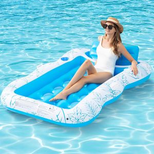 Cross-Biên Giới PVC Inflatable Đơn Hàng Nổi Vài Nước Phòng Chờ Ghế Có Thể Gập Lại Nổi Giường Cho Inflatable Ride-Ons - Product Image 1