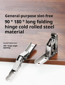 Support de table caché, étagère dissimulée, pièce de mobilier, angle d'ouverture de 180 degrés, charnière en acier moderne pour armoires de cuisine, sans perçage - Product Image 4