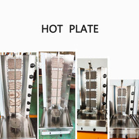 Machine professionnelle électrique de découpe/découpe automatique de viande, trancheur à gaz, pour bœuf, poulet frais, Shawarma et Kebab