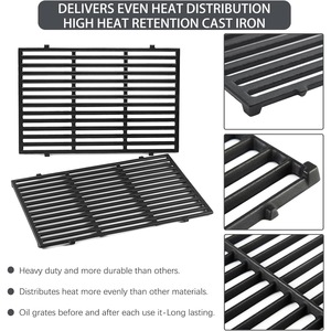 Grilles de remplacement en fonte pour barbecue <span class=keywords><strong>Genesis</strong></span> II 300 Series (<span class=keywords><strong>E</strong></span>-310-<span class=keywords><strong>E</strong></span>-<span class=keywords><strong>335</strong></span>/S-310/S-<span class=keywords><strong>335</strong></span>/LX/S/<span class=keywords><strong>E</strong></span>-340) - Chrome antiadhésif - Product Image 3