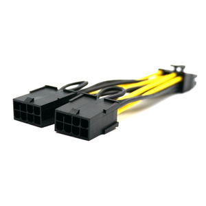 Câble d'alimentation graphique Angitu Dual PCIe 8 broches femelle vers 030-0571-000 CPU 8 broches mâle pour TESLA K80/M40/M60/P40/P100 - Product Image 4