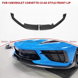 Diffuseur avant de voiture en fibre de carbone sèche de style AD de haute qualité pour Chevrolet Corvette C8 - Product Image 3