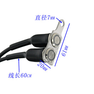 Support de poignée horizontal Motochi en acier inoxydable, interrupteur modifié pour moto et véhicule électrique - Product Image 3