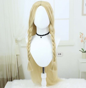Femme Anime Party Delicious in Dungeon Cos Marcille <span class=keywords><strong>Donato</strong></span> Perruque blonde longue et droite tresse cheveux FCGD-040 - Product Image 6
