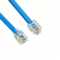 Cable Ethernet UTP RJ45 CAT6A Premium con Doble Blindaje de Aluminio y Cobre Libre de Oxígeno para Racks de Centros de Datos de Alta Velocidad de 10 Gbps