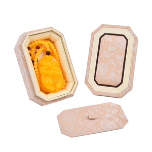 Caja de Joyería con Tapa de Brocado de Seda Estilo Palacio Jinsky, Estuche de Almacenamiento para Collar, Pulsera, Reloj, Pulsera de Cuentas, Sello y Caja de Regalo - Product Image 5