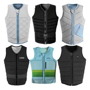 Gilet de sauvetage personnalisé en néoprène pour adultes, léger, résistant aux chocs aquatiques, avec mousse PVC EPE, aide à la flottabilité, pour kiteboard, wakeboard - Product Image 1
