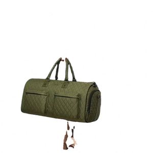 Sac de voyage convertible pour femme, sac de week-end pliable 2 en 1, sac de transport pour vêtements, valise suspendue, bagage de voyage, fabriqué en usine BSCI - Product Image 6