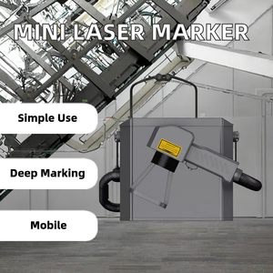 Máy khắc laser mini cầm tay 20W 30W 60W di động, dùng cho kim loại, nhựa, hỗ trợ định dạng DXF, mới, sử dụng phần mềm <span class=keywords><strong>EZCAD</strong></span> - Product Image 3