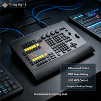 Console d'éclairage de scène MA DMX512, 2 sorties DMX, MIDI, LTC, Timecode, Faders RGB avec Flight Case