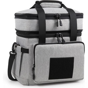 Échantillon gratuit Sac isotherme en aluminium personnalisé à bas prix avec impression de logo Sac isotherme pour pique-nique imperméable Sac isotherme pour déjeuner - Product Image 1