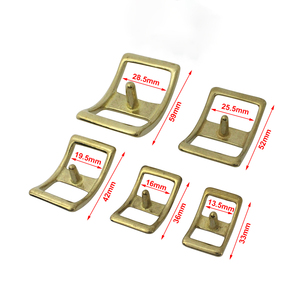 Ikat Pinggang Pengiring Pengantin Kuningan Padat Gesper Halter <span class=keywords><strong>Harness</strong></span> Kuda Pengekang Tali Ikat Kuda Aksesori Perangkat Keras DIY 5 Ukuran - Product Image 2