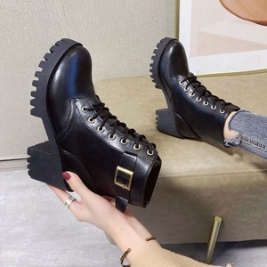 <span class=keywords><strong>Botas</strong></span> de Plataforma con Cordones para Mujer, Estilo Punk Rock, Tacón Alto, <span class=keywords><strong>Botas</strong></span> de Motociclista, <span class=keywords><strong>Botas</strong></span> Romanas para Mujer - Product Image 3