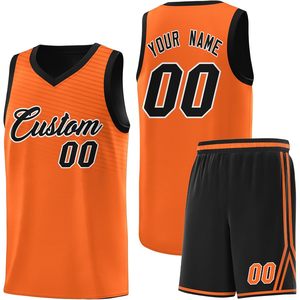 Maillot Hip Hop Athlétique Personnalisé pour Hommes et Jeunes Uniforme de Basketball Personnalisé avec Numéro de Nom Disponible dans les Tailles XS à 5XL - Product Image 1