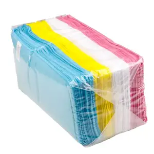 Serviette de nettoyage de maison gratuite Chiffon en microfibre réutilisable Chiffons multi-usages Pack de 50 pièces Serviette en microfibre